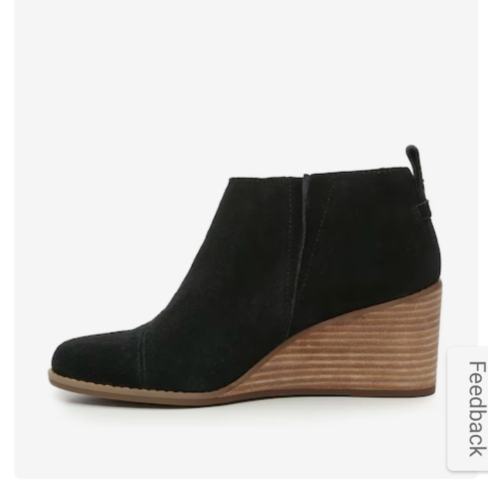 Brand New! Tom’s Marta Wedge Bootie size 8.5